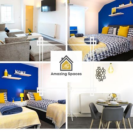 Large Unique 2 Bedroom Duplex Apartment With Private Parking & Free Wifi - Vat Qualifying By Amazing Spaces Relocations Ltd Уоррингтон Экстерьер фото