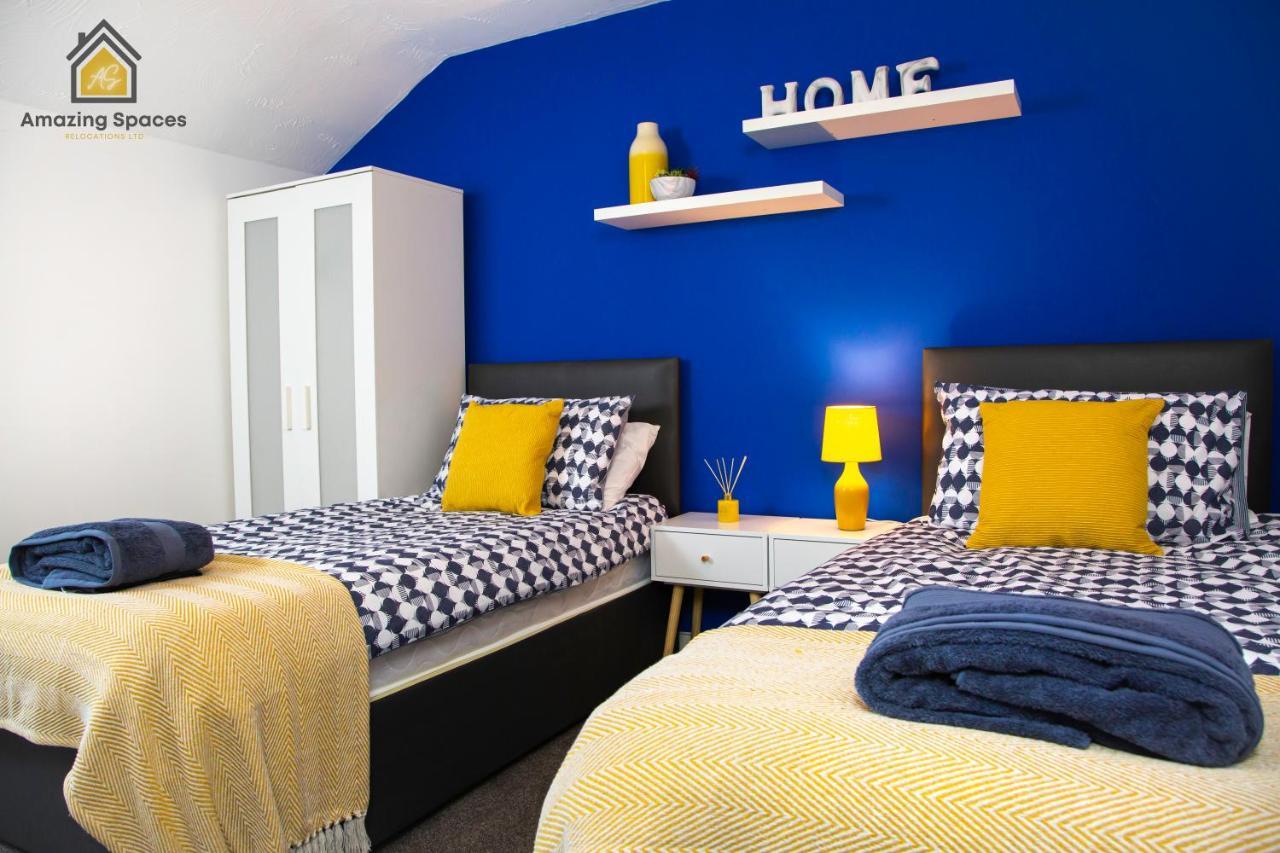 Large Unique 2 Bedroom Duplex Apartment With Private Parking & Free Wifi - Vat Qualifying By Amazing Spaces Relocations Ltd Уоррингтон Экстерьер фото
