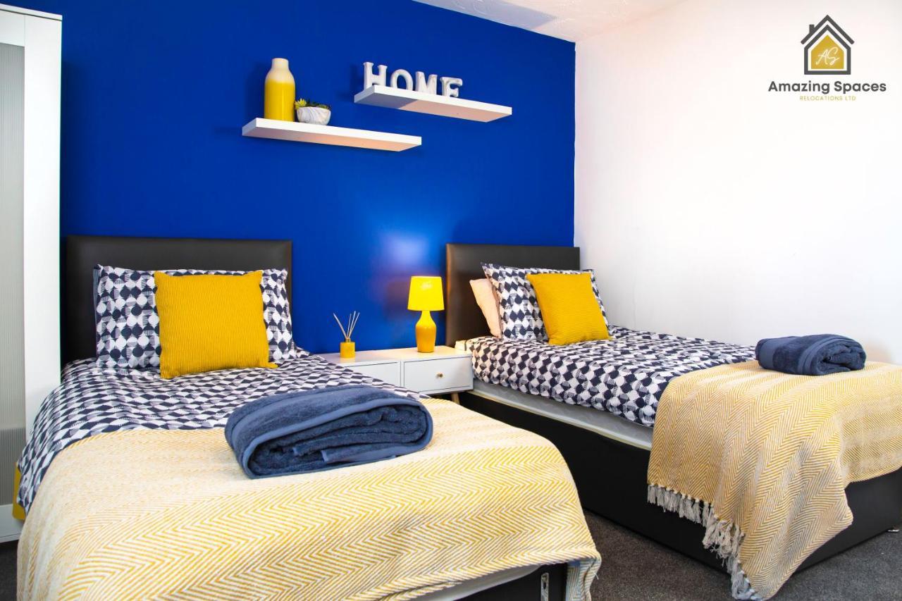 Large Unique 2 Bedroom Duplex Apartment With Private Parking & Free Wifi - Vat Qualifying By Amazing Spaces Relocations Ltd Уоррингтон Экстерьер фото